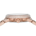 Michael Kors Camille Multifunction Crystals Rose Gold Dial Rose Gold Steel Strap Watch For Women - MK6997