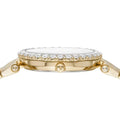 Michael Kors Darci Analog Gold Dial Gold Steel Strap Watch For Women - MK4513