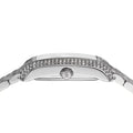 Michael Kors Emery Analog Three Hand Blue Dial Silver Steel Strap Watch for Women - MK4829