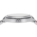 Michael Kors Lennox Three Hand Silver Dial Silver Steel Strap Watch For Women - MK7393