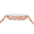 Michael Kors Pyper Quartz Mother of Pearl White Dial Rose Gold Mesh Strap Watch For Women - MK4588