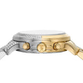 Michael Kors Runway Chronograph Gold Dial Two Tone Steel Strap Watch For Women - MK7329