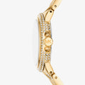 Michael Kors Camile Analog White Dial Gold Steel Strap Watch for Women - MK4801