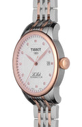 Tissot Le Locle Powermatic 80 Diamonds Silver Dial Two Tone Steel Strap Watch For Men - T006.407.22.036.01