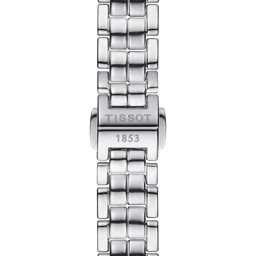 Tissot T Trend Flamingo Black Dial Silver Steel Strap Watch For Women - T094.210.11.051.00