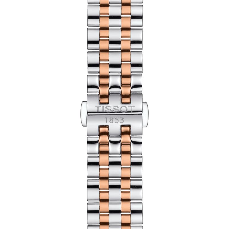 Tissot T Classic Carson Premium Silver Dial Two Tone Steel Strap Watch For Men - T122.410.22.033.00