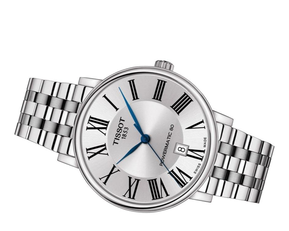 Tissot Carson Premium Silver Dial Silver Steel Strap Watch For Men - T122.410.11.033.00