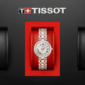 Tissot Bellissima Lady Small Mother of Pearl Dial Two Tone Steel Strap Watch For Women - T126.010.22.013.01