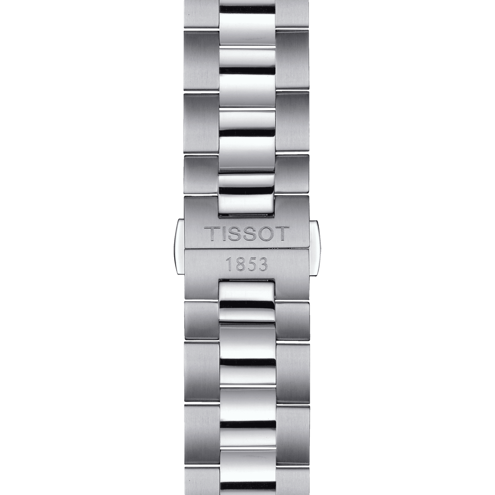 Tissot Gentleman Powermatic 80 Silicium Ice Blue Silver Steel Strap Watch For Men - T127.407.11.351.00