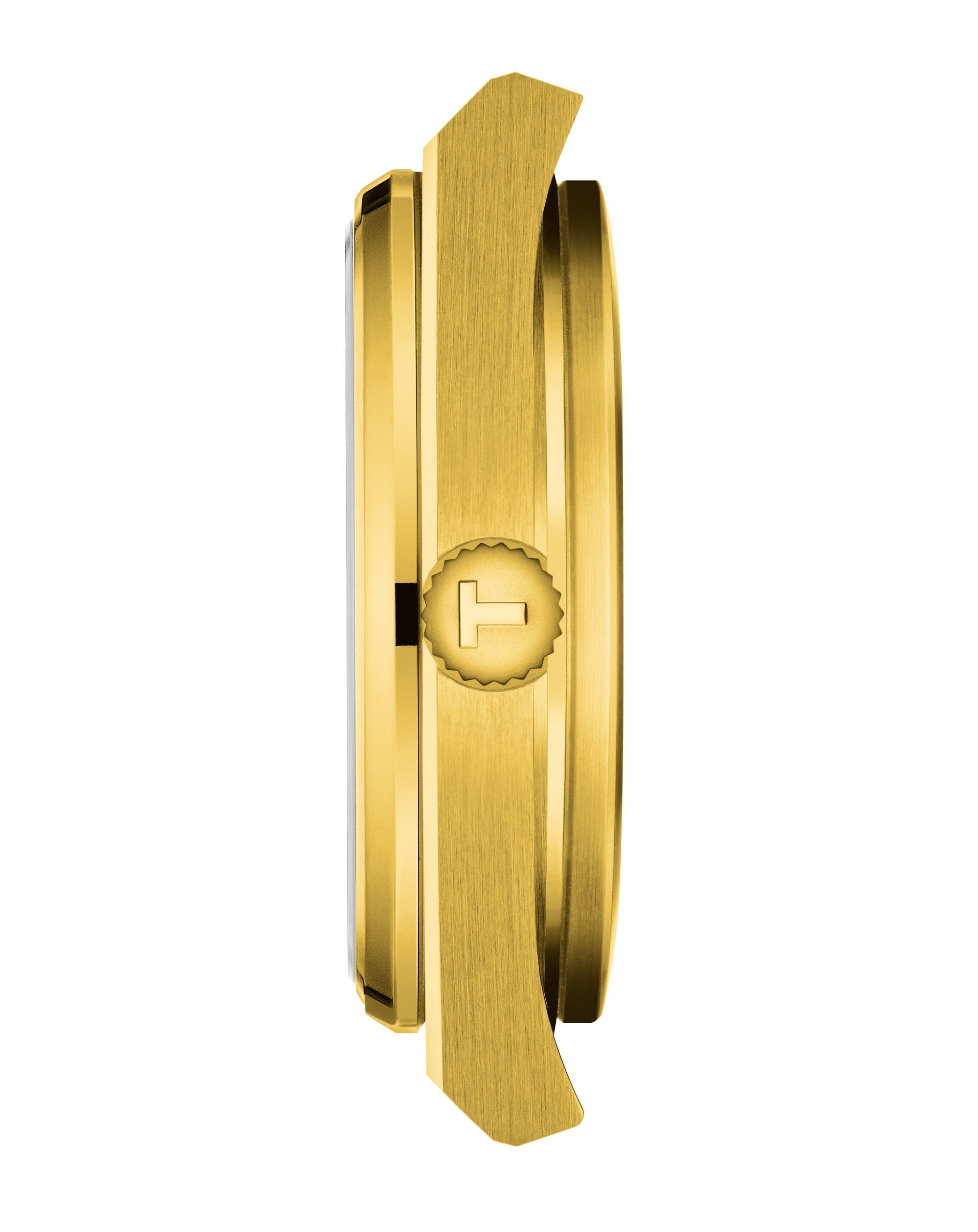 Tissot PRX Gold Dial Gold Steel Strap Watch for Men - T137.210.33.021.00