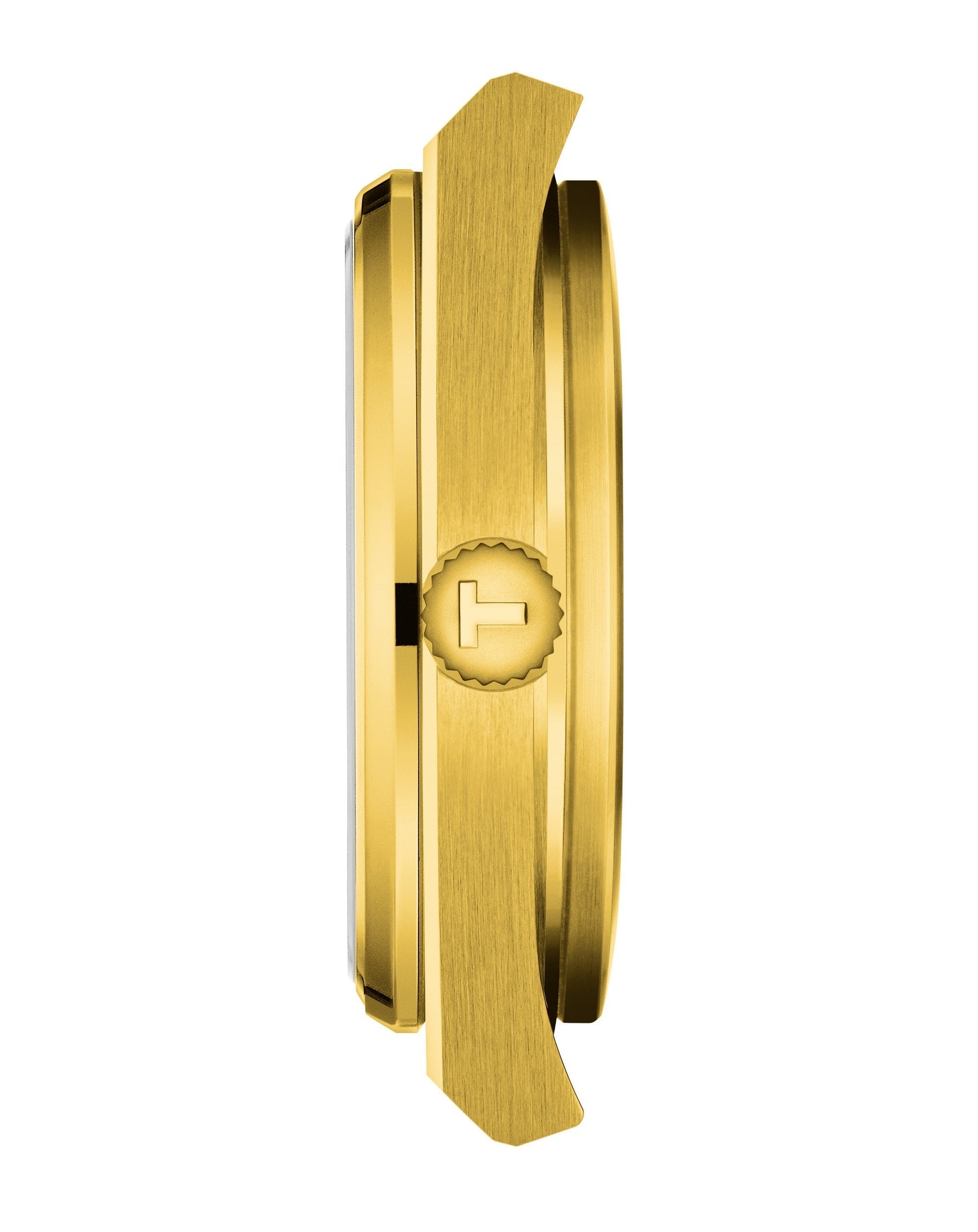 Tissot PRX Gold Dial Gold Steel Strap Watch for Men - T137.210.33.021.00