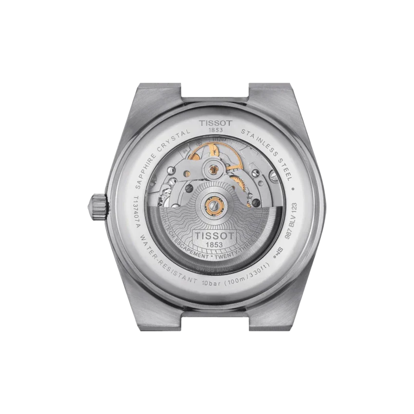 Tissot PRX Powermatic 80 Silver Dial Silver Steel Strap Watch For Men - T1374072203100