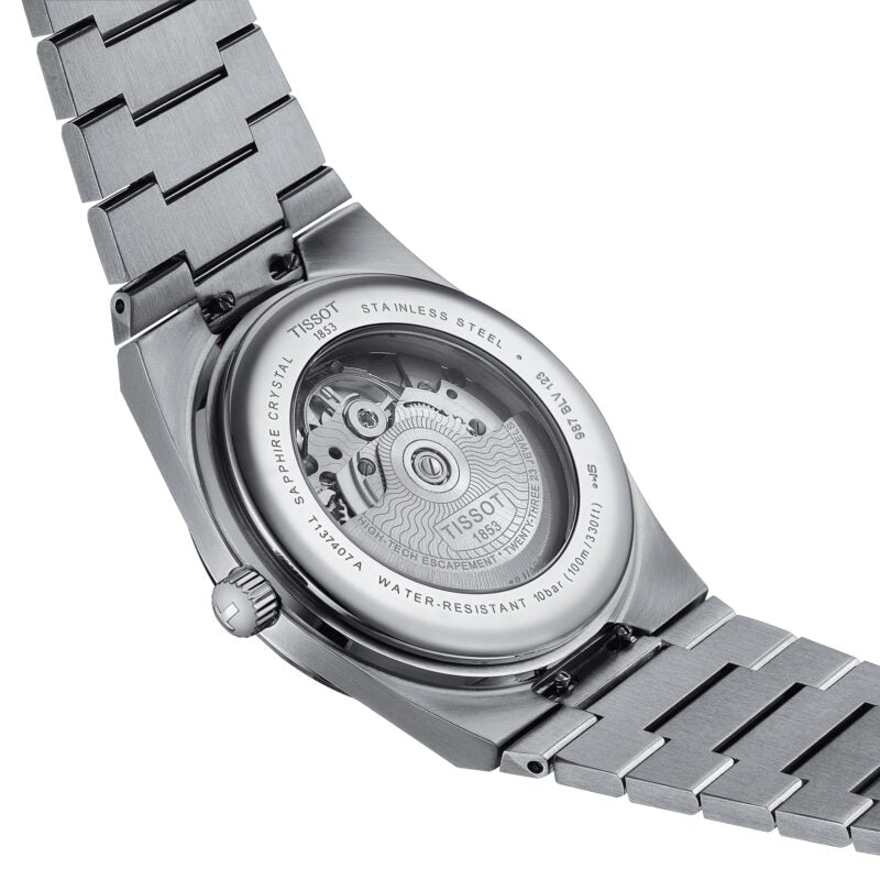 Tissot PRX Powermatic 80 Gradient Blue Dial Silver Steel Strap Watch for Men - T137.407.11.351.01