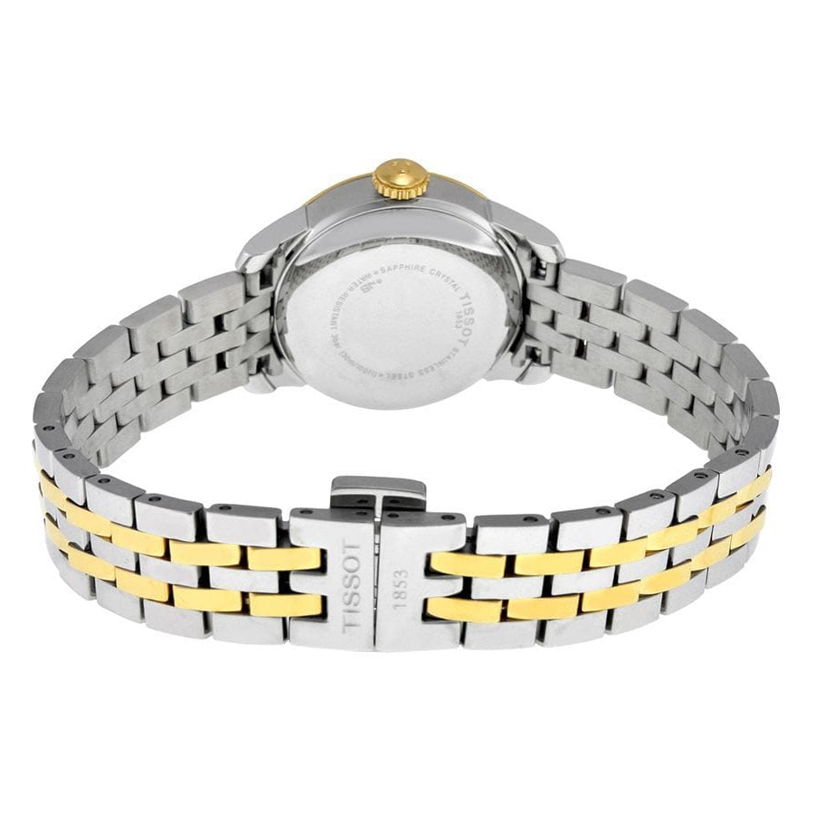 Tissot Le Locle Automatic Small Lady White Dial Two Tone Steel Strap Watch For Women - T41.2.183.34