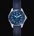 Tag Heuer Aquaracer Quartz Mother of Pearl Blue Dial Blue NATO Strap Watch for Women - WAY131L.FT6091