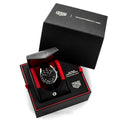 Tag Heuer Carrera Porsche Chronograph Special Edition Black Dial Black Leather Strap Watch for Men - CBN2A1F.FC6492