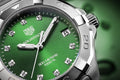 Tag Heuer Aquaracer Emerald Green Dial Watch for Women - WBD1316.BA0740