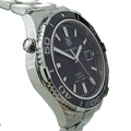 Tag Heuer Aquaracer Caliber 5 Automatic Black Dial Silver Steel Strap Watch for Men - WAK2110.BA0830