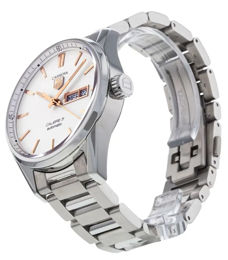 Tag Heuer Carrera White Dial Watch for Men - WAR201D.BA0723