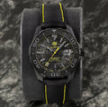 Tag Heuer Aquaracer Calibre 5 Black NATO Strap Carbon Dial Watch for Men - WBD218B.FC6446