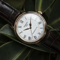 Tissot T Classic Carson Powermatic 80 White Dial Brown Leather Strap Watch for Men - T085.407.36.013.00