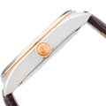 Tissot T Classic PR 100 Quartz White Dial Brown Leather Strap Watch for Men - T101.410.26.031.00