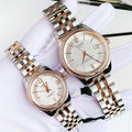 Tissot Ballade Powermatic 80 Mother of Pearl Silver Dial Two Tone Steel Strap Watch For Women - T108.208.22.117.00