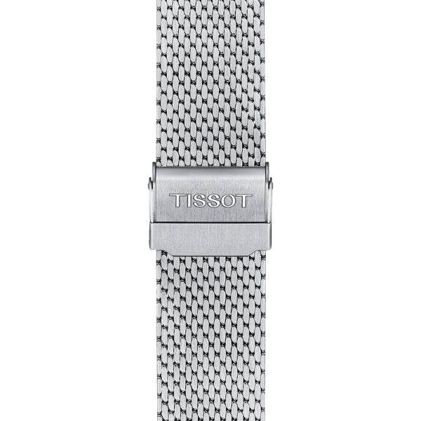 Tissot Seastar 1000 Chronograph Blue Dial Silver Mesh Bracelet Watch For Men - T120.417.11.041.02