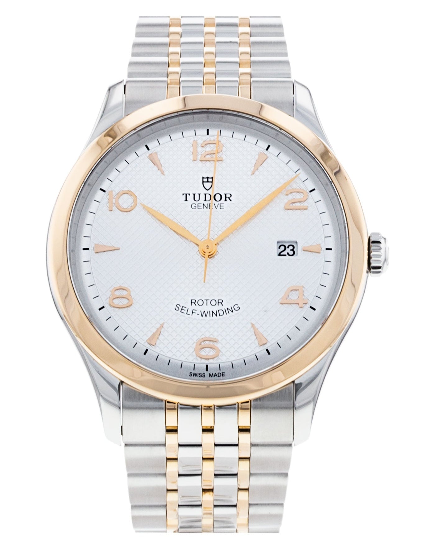 Tudor 1926 Automatic Silver Dial Two Tone Steel Strap Watch for Men - M91651-0001
