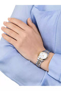 Gucci G Timeless Diamonds Mother of Pearl Dial Two Tone Steel Strap Watch For Women - YA126413