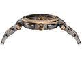 Versace Aion Chronograph Black Dial Grey Steel Strap Watch for Men  - VBR050017
