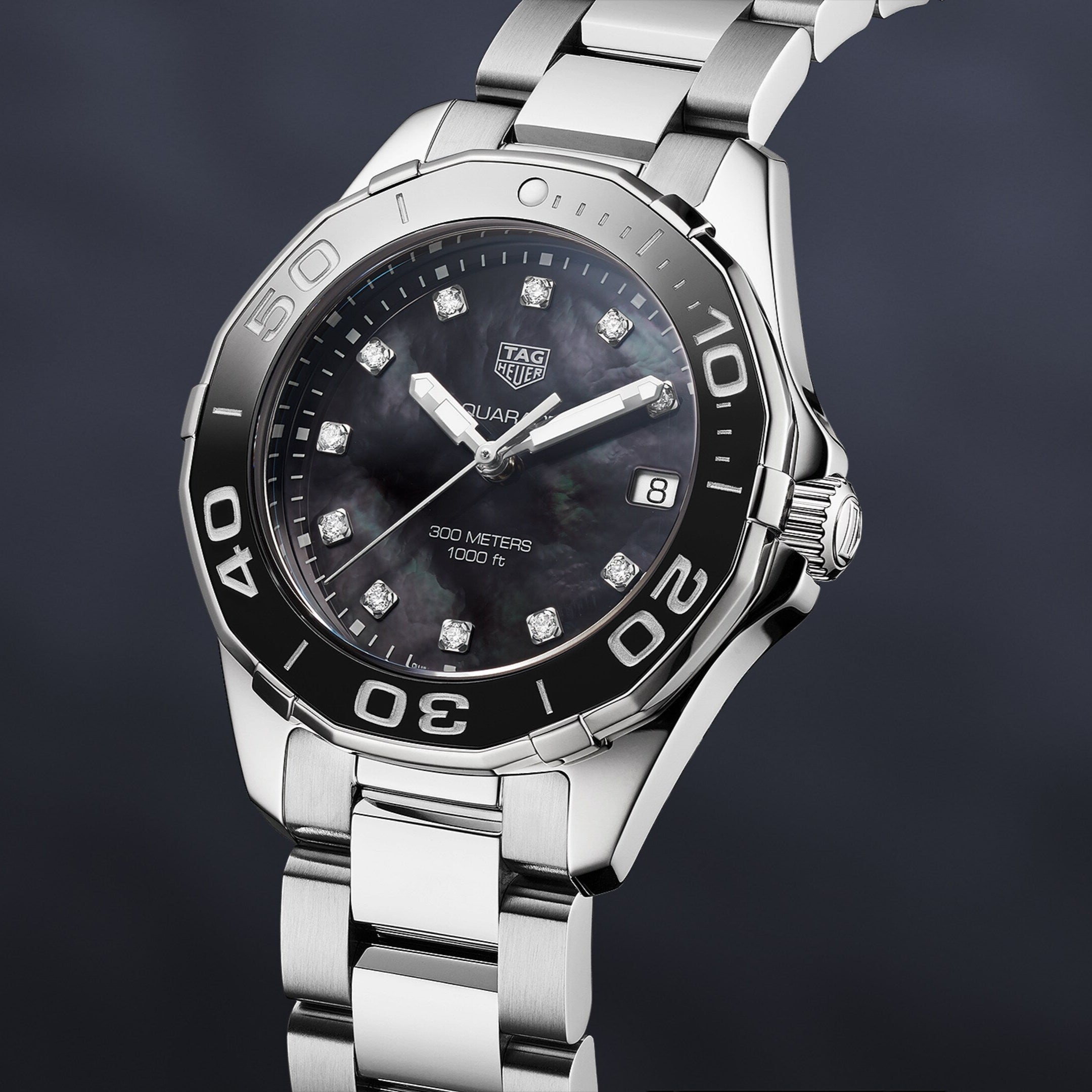 Tag Heuer Aquaracer Black Dial Watch for Women - WAY131M.BA0748