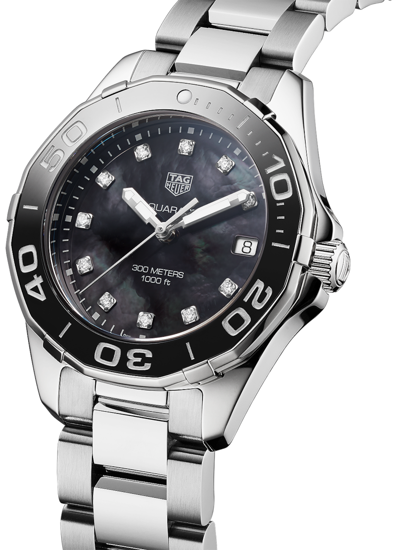 Tag Heuer Aquaracer Black Dial Watch for Women - WAY131M.BA0748