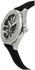Tag Heuer Aquaracer Diamonds Mother of Pearl Black Dial Black Nylon Strap Watch for Women - WAY131P.FT6092