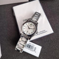 Emporio Armani Federica Mother of Pearl Dial Silver Steel Strap Watch For Women - AR11557