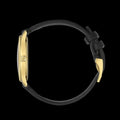 Gucci G Timeless Quartz Silver Dial Black Leather Strap Watch For Women - YA1264181