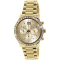 Michael Kors Brinkley Diamonds Gold Dial Gold Steel Strap Watch for Women - MK6187