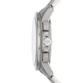 Michael Kors Ryker Chronograph Black Dial Silver Steel Strap Watch For Men - MK8528
