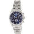 Maserati Competizione Blue Dial Silver Steel Strap Watch For Men - R8853100011