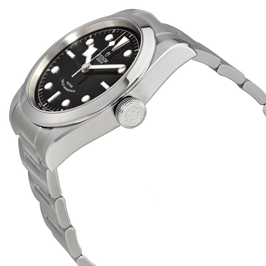 Tudor Black Bay Automatic Black Dial Silver Steel Strap Watch for Men - M79540-0001