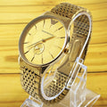 Emporio Armani Classic Silver Dial Two Tone Steel Strap Watch For Men - AR1839