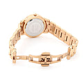 Daniel Wellington Iconic Link White Dial Rose Gold Steel Strap Watch For Women - DW00100209