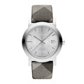 Burberry The City Silver Dial Multicolored Leather Strap Watch for Women - BU1873