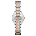 Emporio Armani Gianni T Bar Mother of Pearl Dial Two Tone Steel Strap Watch For Women - AR2508