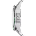 Emporio Armani Sea Explorer GMT Quartz Black Dial Silver Steel Strap Watch For Men - AR11589