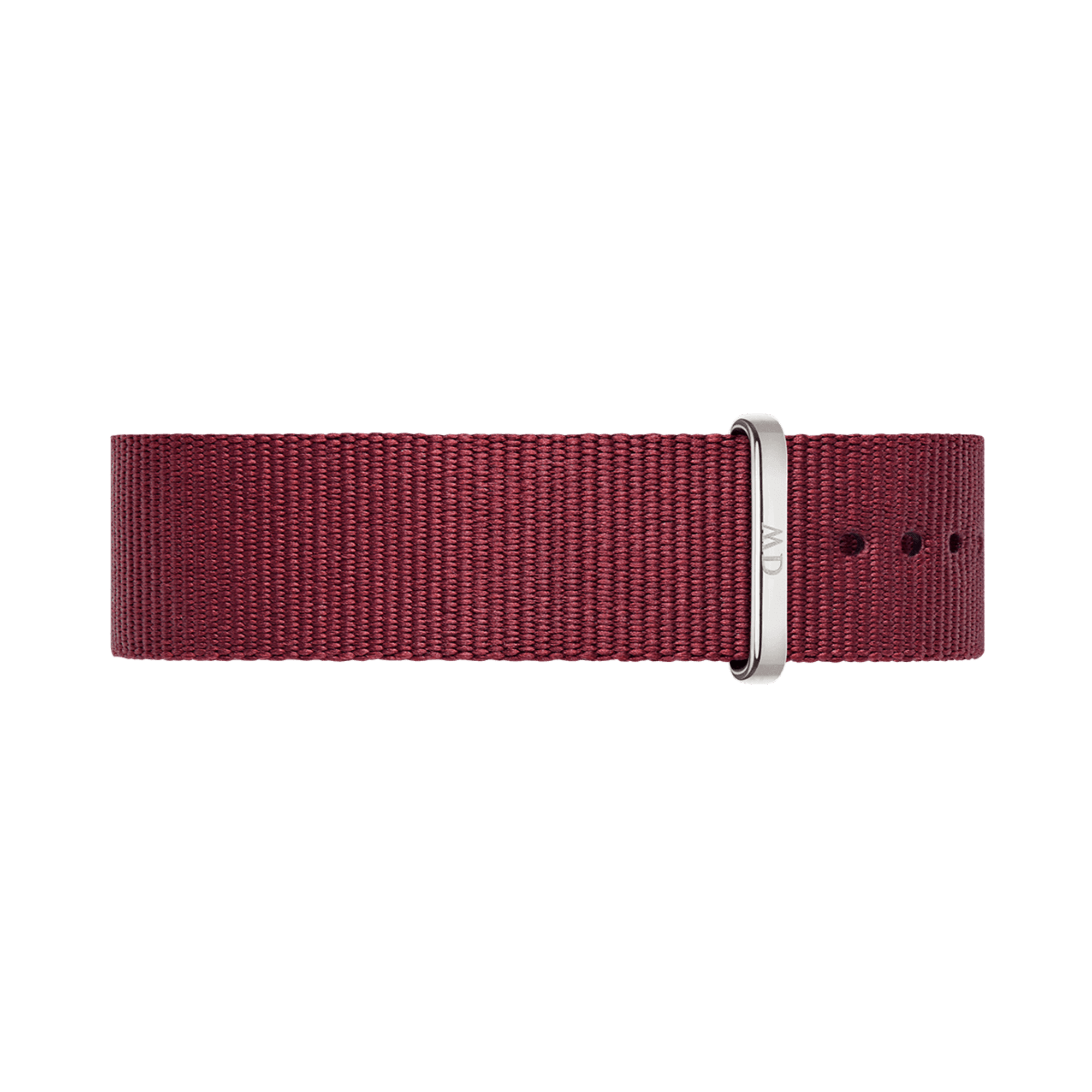 Daniel Wellington Classic Roselyn Black Dial Maroon Nylon Strap Watch For Women - DW00100274