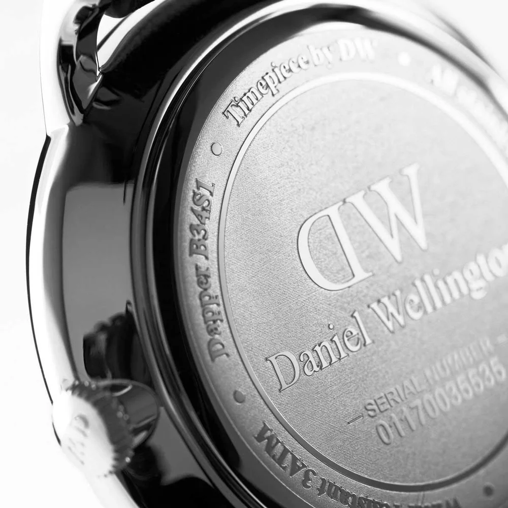 Daniel Wellington Dapper St Mawes White Dial Brown Leather Strap Watch For Women - DW00100095