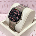 Gucci Grip Quartz Silver Dial Silver Steel Strap Watch For Women - YA157438