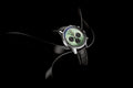 Breitling Navitimer B01 Chronograph 43 Green Dial Black Leather Strap Watch for Men - AB0138241L1P1