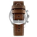 Breitling Super Avi B04 Chronograph GMT 46 Mosquito Black Dial Brown Leather Strap Watch for Men - YB04451A1B1X1